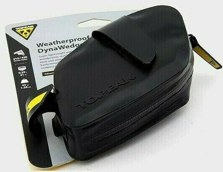 Cykeltaske Topeak Weatherproof Dyna Wedge Black 0,35 L - 4