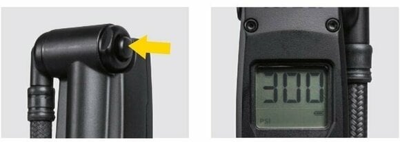 Tlačilka za amortizerje Topeak Pocket Shock Digital Black Tlačilka za amortizerje - 6