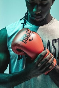 Boxerské a MMA rukavice Everlast Powerlock 2R Gloves Red 10 oz - 3