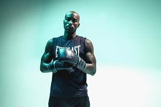Boxerské a MMA rukavice Everlast Powerlock Pro Hook and Loop Training Gloves Black 12 oz - 4