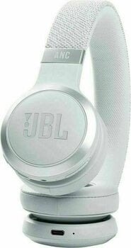 Bezdrátová sluchátka na uši JBL Live 460NC White - 4