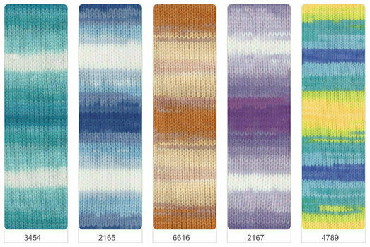 Pletací příze Alize Burcum Bebe Batik 7544 Pletací příze - 4