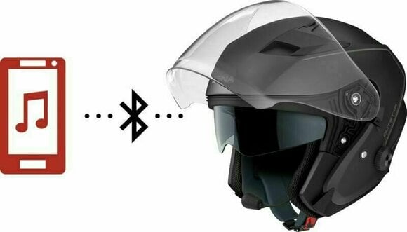 Helmet Sena Outstar Matt Black XL Helmet - 7