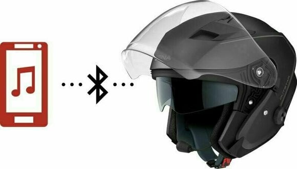 Helm Sena Outstar Matt Black L Helm - 7