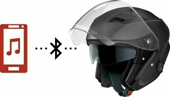 Helmet Sena Outstar Glossy White M Helmet - 5