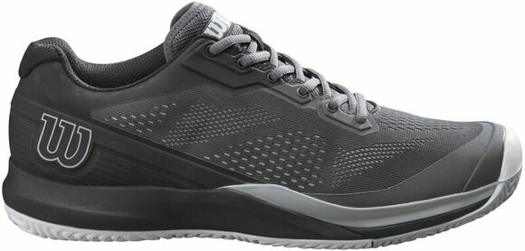 Férfi tenisz cipők Wilson Rush Pro 3.5 Mens Tennis Shoe Grey/Black/Pearl Blue 46 2/3 Férfi tenisz cipők - 2