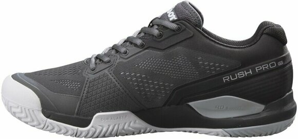 Chaussures de tennis pour hommes Wilson Rush Pro 3.5 Mens Tennis Shoe Grey/Black/Pearl Blue 46 2/3 Chaussures de tennis pour hommes - 3