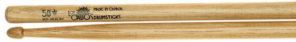 Drumsticks Los Cabos LCD5BRH 5B Red Hickory Drumsticks - 2