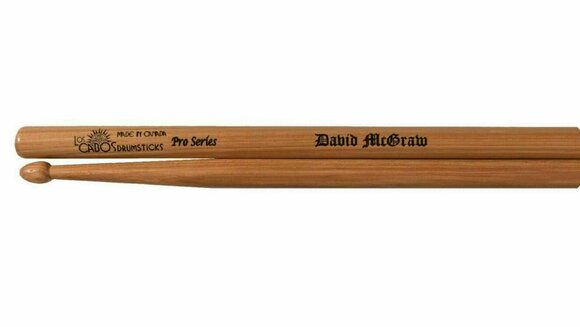Baguettes Los Cabos LCDMCGRAW David McGraw Signature Red Hickory Baguettes - 2