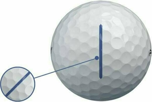 Golfový míček RZN MS Speed Golf Balls White - 6
