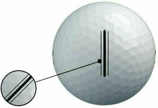 Нова топка за голф RZN MS Tour Golf Balls White - 5