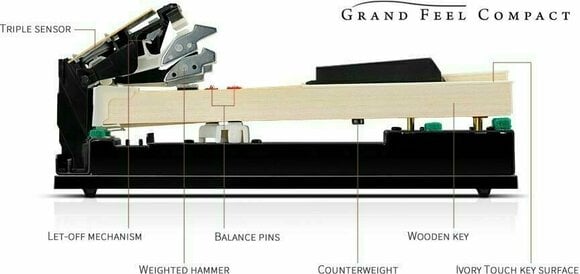 Pianino cyfrowe Kawai CA-59 W Satin White Pianino cyfrowe - 2