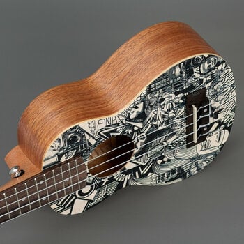 Sopránové ukulele Cascha HH 2601 Art Series Sopránové ukulele Sketch - 11