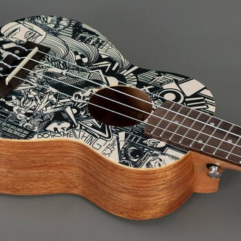 Soprano ukulele Cascha HH 2601 Art Series Soprano ukulele Sketch - 12