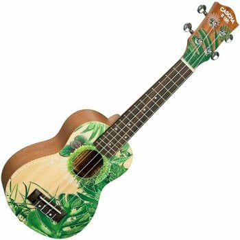Szoprán ukulele Cascha HH 2602 Art Series Szoprán ukulele Leafy - 3