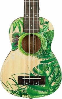 Szoprán ukulele Cascha HH 2602 Art Series Szoprán ukulele Leafy - 6