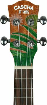 Szoprán ukulele Cascha HH 2602 Art Series Szoprán ukulele Leafy - 8