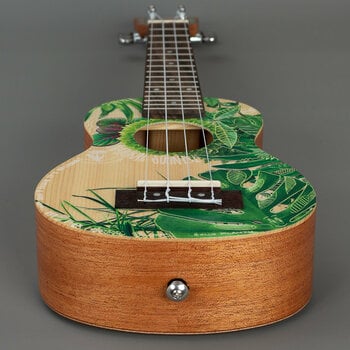 Szoprán ukulele Cascha HH 2602 Art Series Szoprán ukulele Leafy - 10