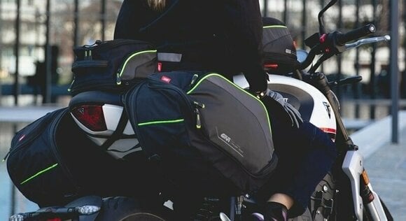 Motorcycle Side Case / Saddlebag Givi EA127 Pair of Expandable Side Bags 20 L - 8