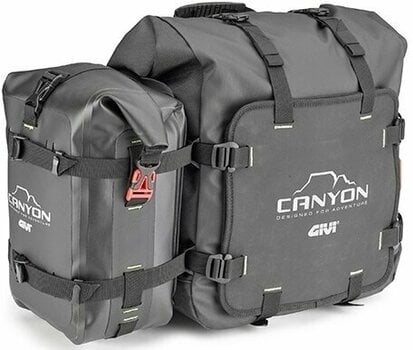 Sacos laterais, alforges para motociclos Givi GRT720 Canyon Pair of Water Resistant Side Bags 25 L - 2