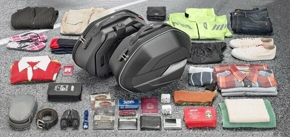 Motorcycle Side Case / Saddlebag Givi WL900 Weighless Pair of Semi Rigid Side Bags Monokey 25 L - 7