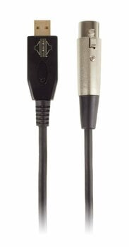 Mikrofónový kábel Sontronics XLR - USB Cab Čierna 3 m - 2