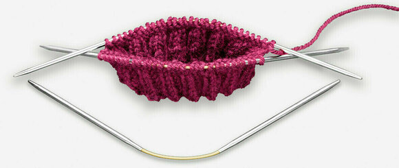 Agulha de tricotar para meias Addi 160-2 Agulha de tricotar para meias 21 cm 2,75 mm - 2