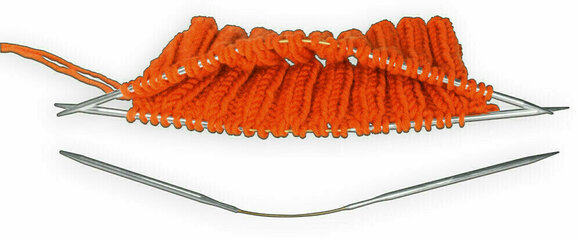 Agulha de tricotar para meias Addi 161-2 Agulha de tricotar para meias 26 cm 5,5 mm - 2