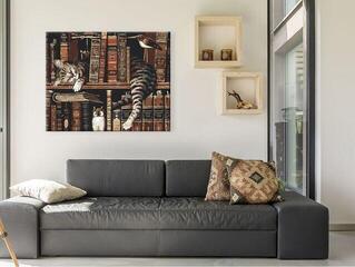 Painting by Numbers Zuty RTMT-RA148 Cat In The Library - 1