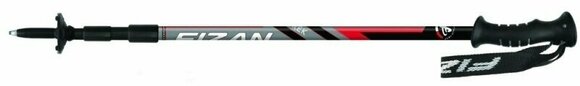 Vandringsstavar Fizan Trek Antishock Black/Red/Grey 68 - 140 cm - 2