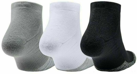 Socken Under Armour UA Heatgear Low Cut 3pk Socken White/Grey/Black L - 2