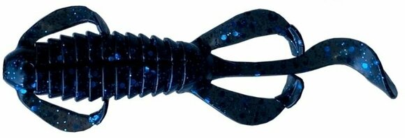 Silikonska vaba Headbanger Lures BangerLizard Black Blue Flake 10,6 cm 8 g - 2