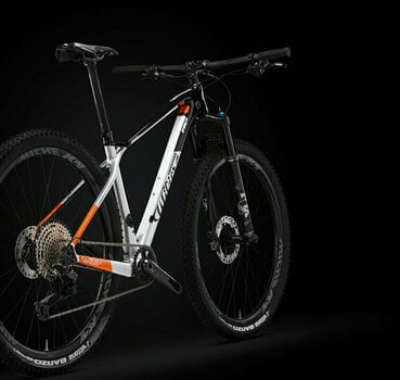 Hardtail bicykel Wilier 110X Sram NX Eagle 1x12 Silver/Orange Glossy M - 2