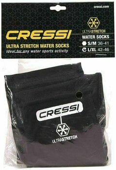Neoprene Shoes Cressi Elastic Water Socks Black S/M - 5