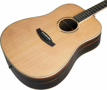 Dreadnought Guitar Tanglewood DBT D EB Natural Satin Open Pore Dreadnought Guitar - 3