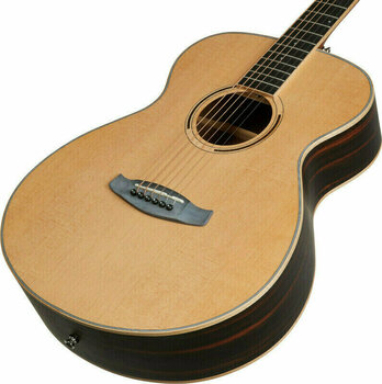 Jumbo Guitar Tanglewood DBT F EB Natural Satin Open Pore Jumbo Guitar - 3
