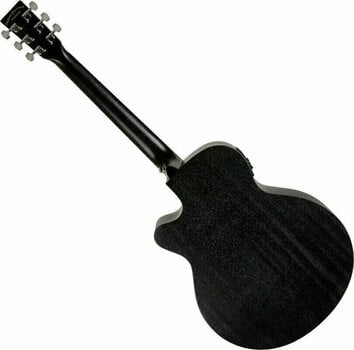 Jumbo elektro-akoestische gitaar Tanglewood TWBB SFCE Smokestack Black - 2