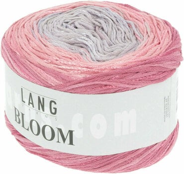 Knitting Yarn Lang Yarns Bloom 0009 Rose/Silver Knitting Yarn - 2