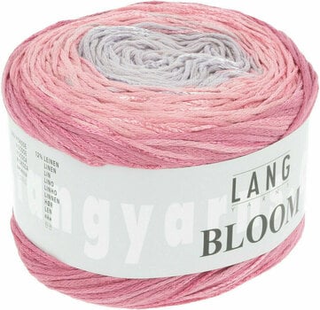 Knitting Yarn Lang Yarns Bloom 0009 Rose/Silver Knitting Yarn - 3
