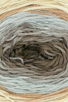 Knitting Yarn Lang Yarns Bloom 0022 Sand/Silver/Brown Knitting Yarn - 5