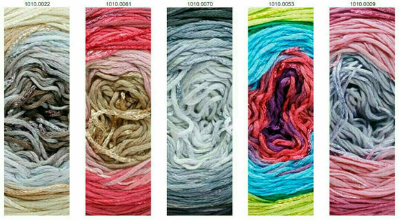 Knitting Yarn Lang Yarns Bloom 0022 Sand/Silver/Brown Knitting Yarn - 7