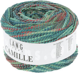 Fil à tricoter Lang Yarns Camille 0059 Green/Petrol/Red Fil à tricoter - 1