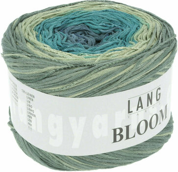 Strickgarn Lang Yarns Bloom 0018 Green/Petrol Strickgarn - 3