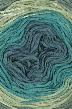 Strickgarn Lang Yarns Bloom 0018 Green/Petrol Strickgarn - 5