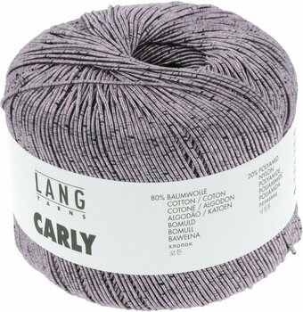 Strickgarn Lang Yarns Carly 0107 Lilac Strickgarn - 2