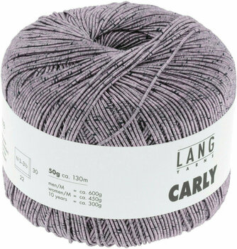 Strickgarn Lang Yarns Carly 0107 Lilac Strickgarn - 3