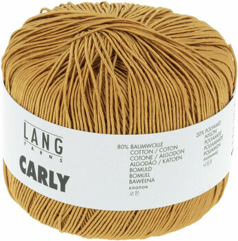 Knitting Yarn Lang Yarns Carly 0050 Gold Knitting Yarn - 2