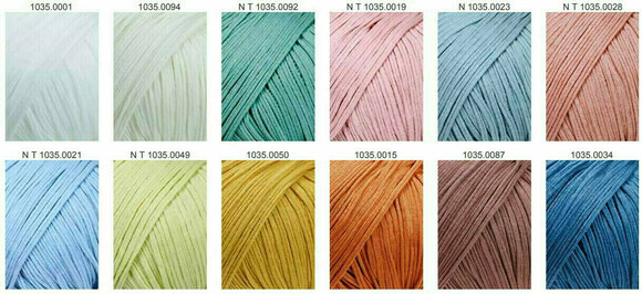 Knitting Yarn Lang Yarns Copenhagen (Gots) 0001 White - 6
