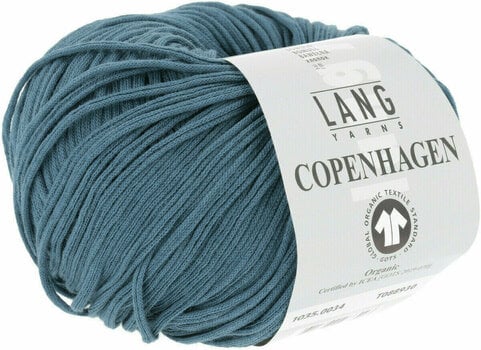Плетива прежда Lang Yarns Copenhagen (Gots) 0034 Jeans - 3