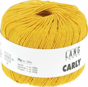 Strickgarn Lang Yarns Carly 0014 Yellow - 3